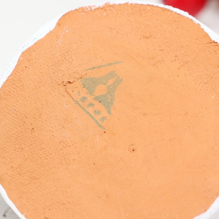 Подсвечник Подсвечник "Новогодняя избушка", ковровская игрушка, керамика