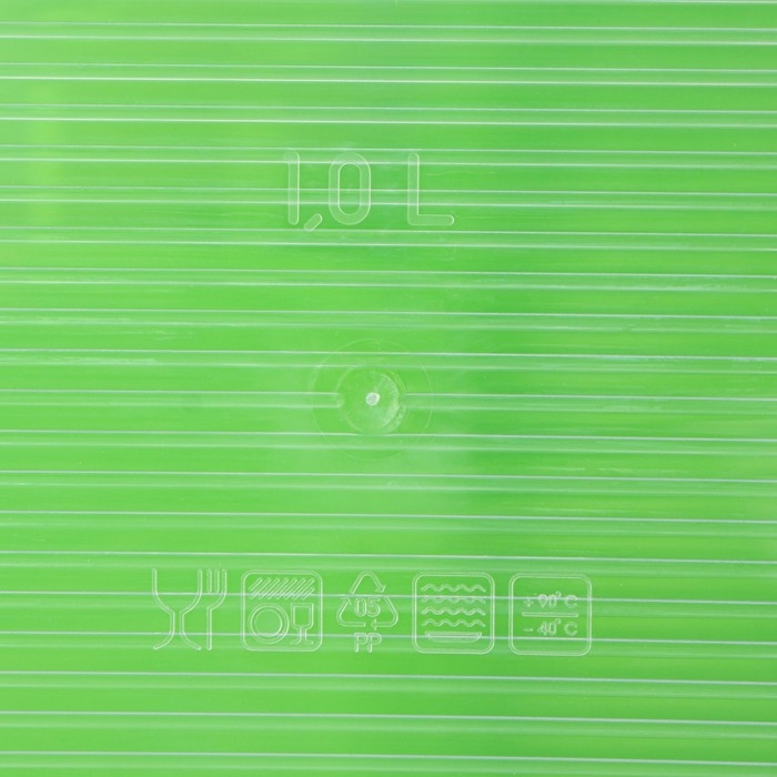 Набор пищевых контейнеров &laquo;BioFresh&raquo;, 3 шт: 500 мл, 1 л, 1.6 л, цвет прозрачный, крышки МИКС