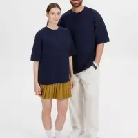 Джемпер с коротким рукавом Siluetti Volumica, темно-синий, размер M/L