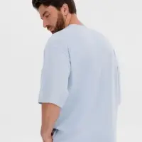 Джемпер с коротким рукавом Siluetti Volumica, светло-голубой, размер XS/S Джемпер с коротким рукавом Siluetti Volumica, светло-голубой, размер XS/S