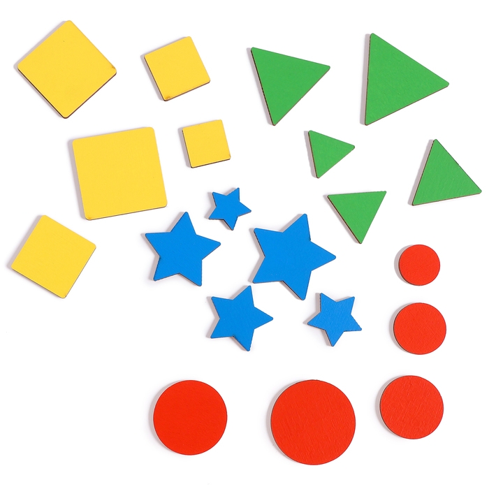 Дидактический материал &laquo;Геометрические фигуры. Больше-меньше&raquo;