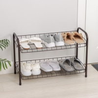 Полка для обуви разборная, 2 яруса, 68&times;28&times;44 см, цвет медный антик