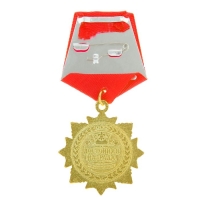 Медаль орден на подложке на День матери «Лучшая мама» 4,7 х 10 см Медаль орден на подложке на День матери «Лучшая мама» 4,7 х 10 см