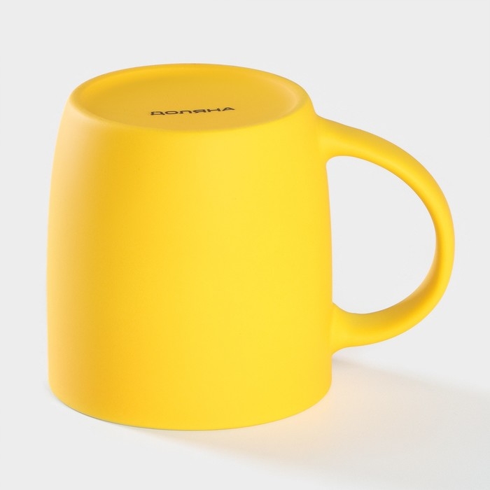 Кружка фарфоровая Доляна &laquo;Котик&raquo;, 350 мл