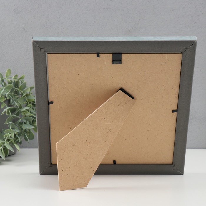 Фоторамка пластик "МИРАМ" 20х20 см, 642498 морской (пластиковый экран)