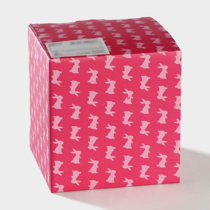 Сахарница Доляна &laquo;Зайка&raquo;, 650 мл, цвет розовый