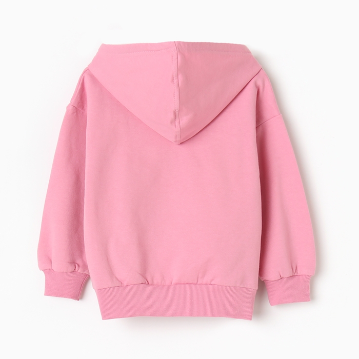 Толстовка для девочек НАЧЕС, цвет розовый, рост 104