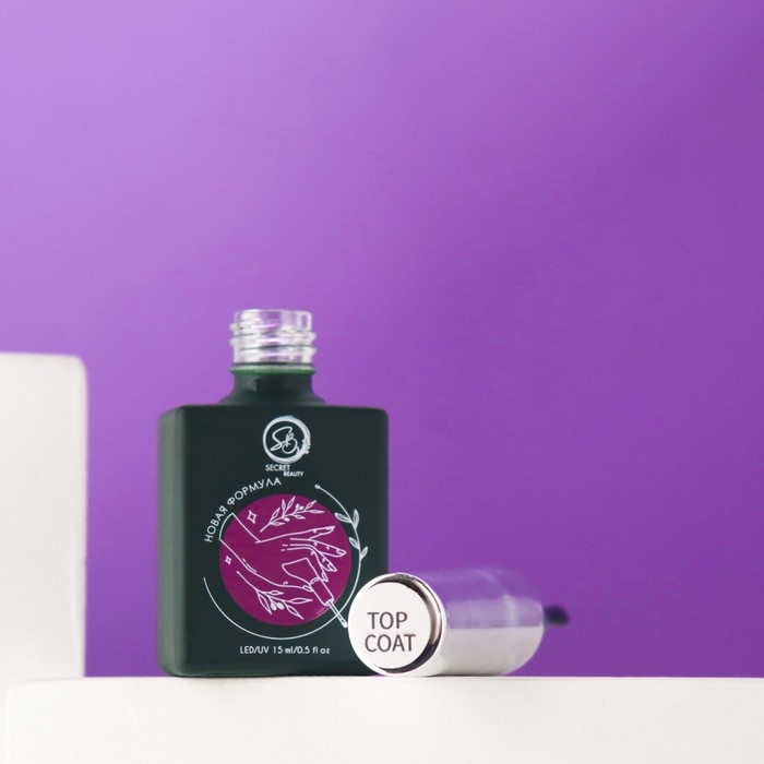 Топ для ногтей, глянцевый, LED/UV, 15 мл Топ для ногтей, глянцевый, LED/UV, 15 мл