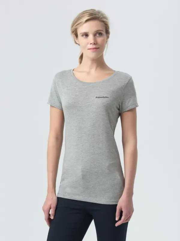 Футболка женская &laquo;Серые будни&raquo;, серый меланж, размер S