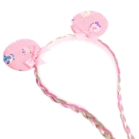 Карнавальный ободок "Ушки" с косичками Карнавальный ободок "Ушки" с косичками