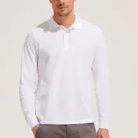 Рубашка поло с длинным рукавом Prime LSL, красная, размер XL