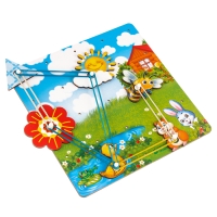Настольная игра. Геоборд с доп. элементами «Полянка» 20х20 см Настольная игра. Геоборд с доп. элементами «Полянка» 20х20 см