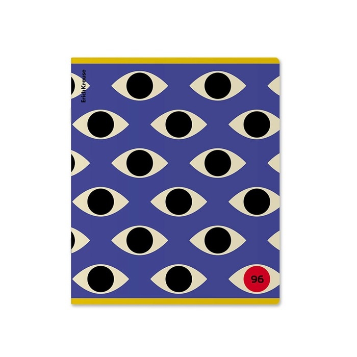Тетрадь 96 листов в клетку, ErichKrause Bauhaus, обложка мелованный картон, матовая ламинация, выборочный лак, блок офсет 100% белизна, МИКС Тетрадь 96 листов в клетку, ErichKrause Bauhaus, обложка мелованный картон, матовая ламинация, выборочный лак, блок офсет 100% белизна, МИКС