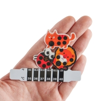 Детский термометр - наклейка налобный "Милые зверушки", до 40&deg;, набор 4 шт