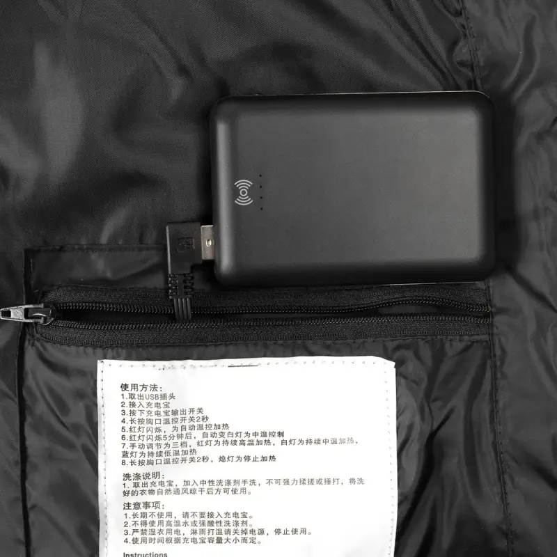 Жилет с подогревом Thermalli Valmorel, черный, размер 3XL