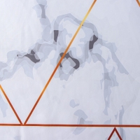 Штора для ванны Доляна &laquo;Мрамор&raquo; с люверсами, 180&times;180 см