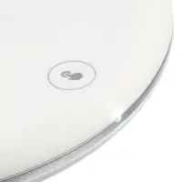 Лампа с колонкой и беспроводной зарядкой lampaTon, белая