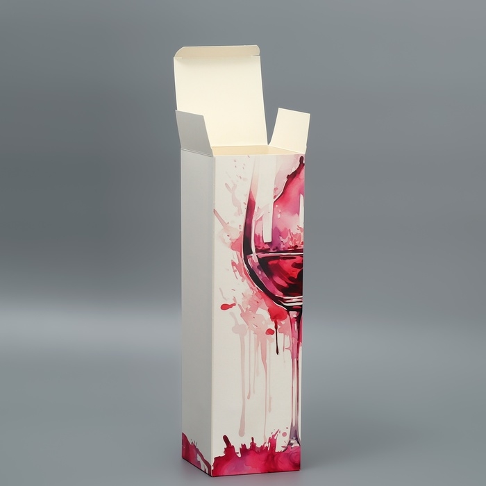 Коробка подарочная складная, упаковка, &laquo;Время пить вино&raquo;, 9 х 32 х 9 см