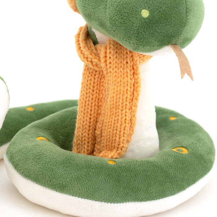 Новый год! Мягкая игрушка &laquo;Змей Сёма&raquo;, в жёлтой шапке, 20 см