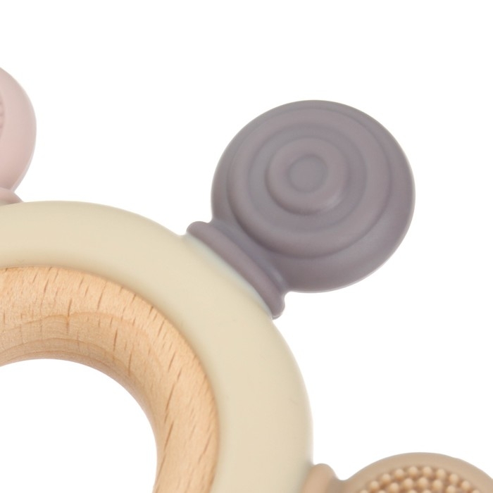 Прорезыватель силиконовый «Массажер», цвет розовый, бежевый, Mum&Baby Прорезыватель силиконовый «Массажер», цвет розовый, бежевый, Mum&Baby