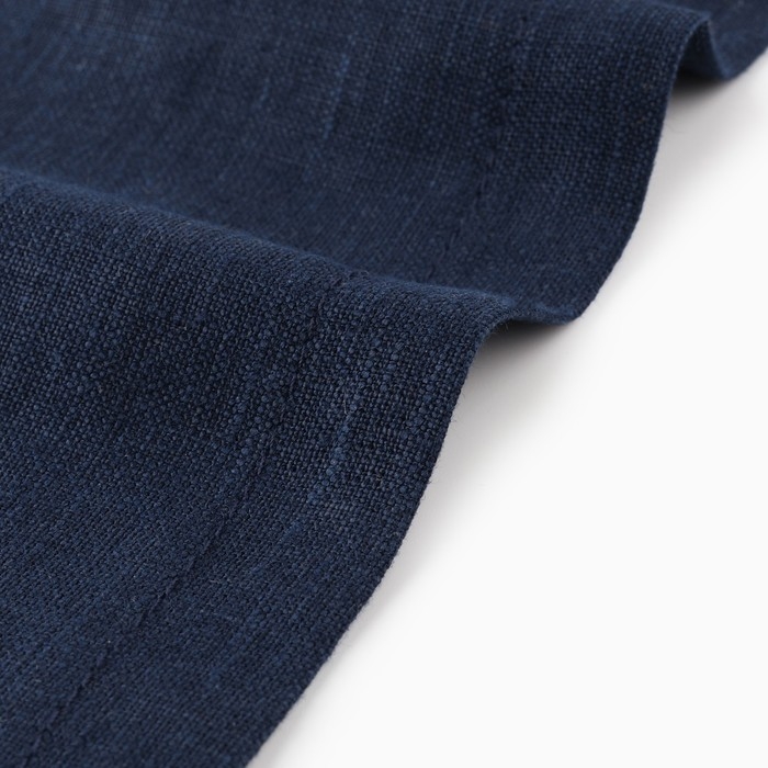 Набор салфеток Этель цвет тёмно-синий, 30х40 см - 4 шт,100% лён 170 г/м2