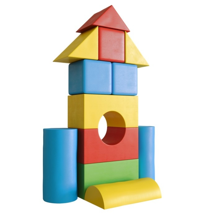 Мягкий конструктор &laquo;Ракета&raquo;, 13 элементов