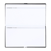 Еженедельник датир 2025г 175х95мм мягк обл иск кож 64л ESCALADA, бл тис, бл 70 г/м&sup2;,чёрный