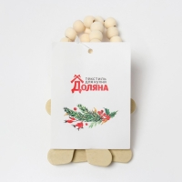 Новый год. Набор колец для салфеток 2 шт. "Пряник", цв. коричневый, 6*7 см, дерево Новый год. Набор колец для салфеток 2 шт. "Пряник", цв. коричневый, 6*7 см, дерево