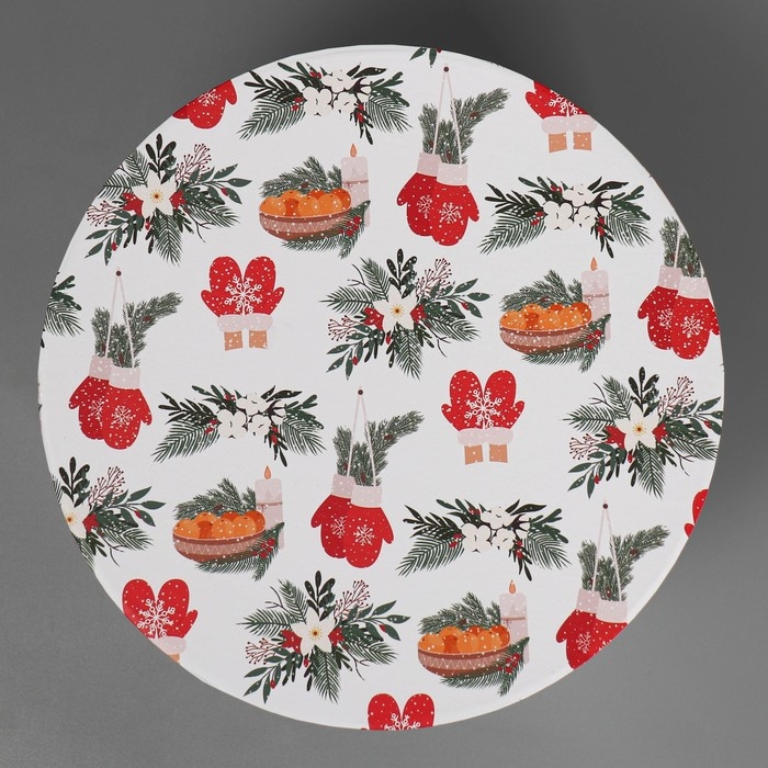 Коробка подарочная &laquo;Уютного нового года&raquo;, 19,5 х 22 см, Новый год