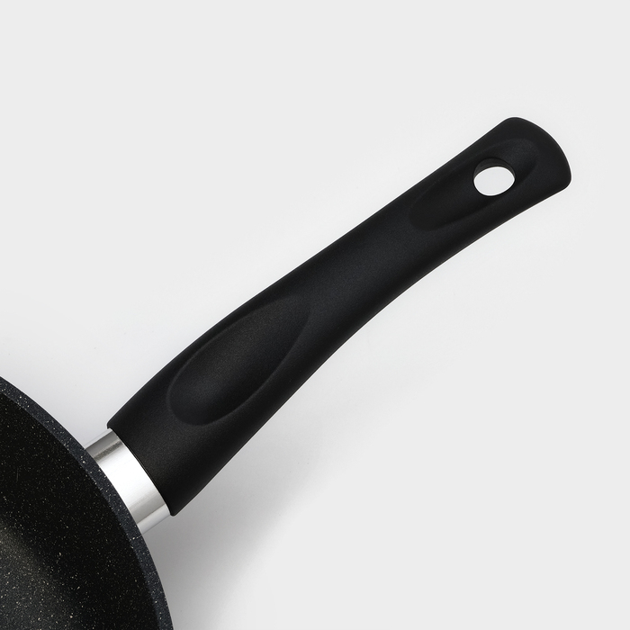 Сковорода Доляна «Элит», d=28 см, пластиковая ручка, антипригарное покрытие Сковорода Доляна «Элит», d=28 см, пластиковая ручка, антипригарное покрытие