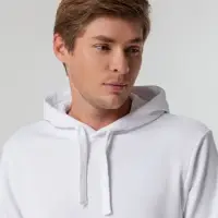 Худи унисекс Sublimatism, белое, размер L