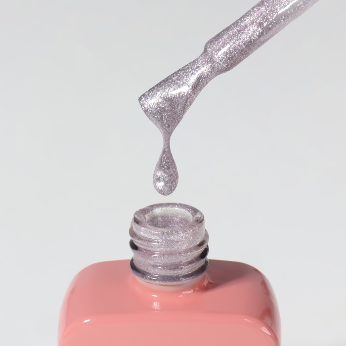 Гель лак для ногтей &laquo;CAT`S EYE PEARL&raquo;, 3-х фазный, 10 мл, LED/UV, цвет серебристый (60)