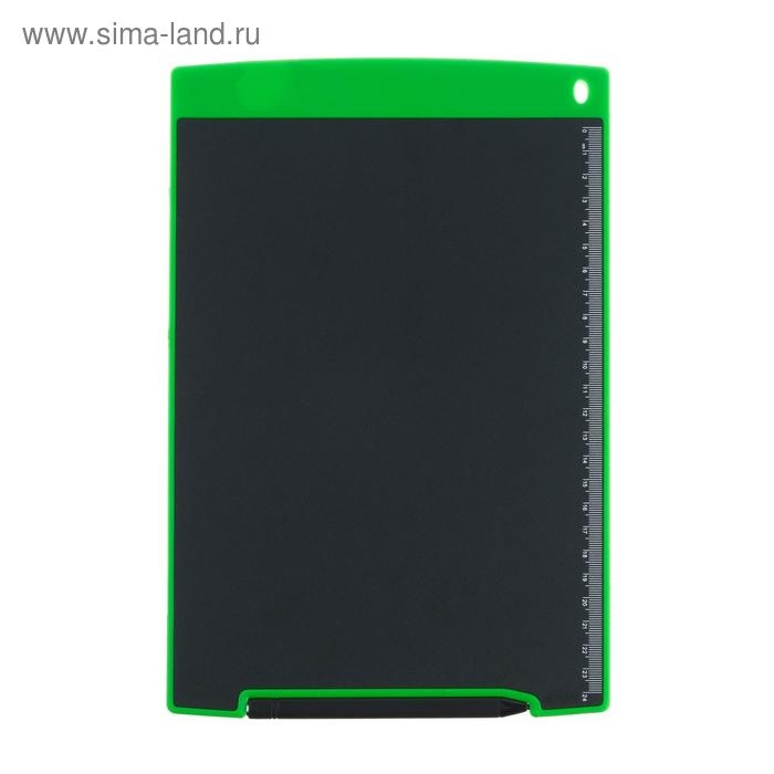 Планшет для рисования Rexant 70-5003, 12'', защита от стирания, чёрно-зеленый