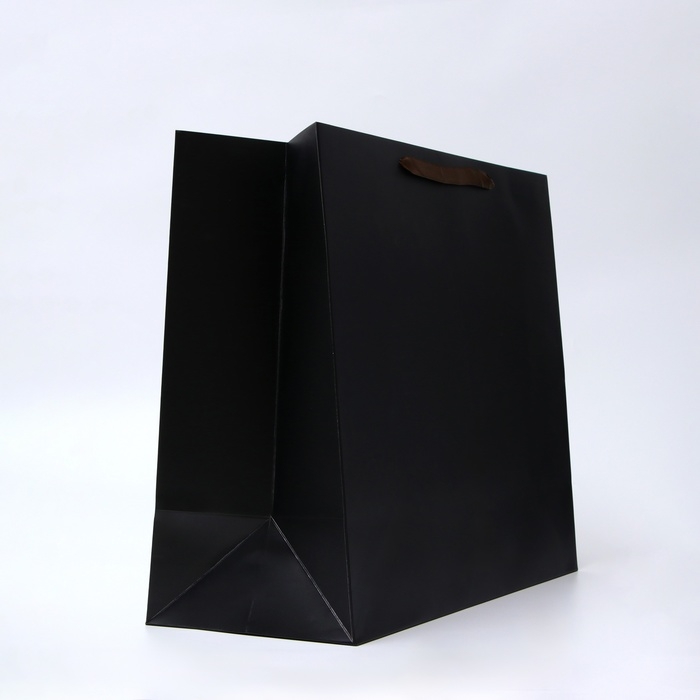 Пакет ламинированный горизонтальный Пакет ламинированный горизонтальный "Черный", XL 49 × 40 × 19 см