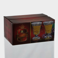 Набор рюмок стеклянных &laquo;Ледяная звезда&raquo;, 40 мл, 5,5&times;7,5 см, 6 шт