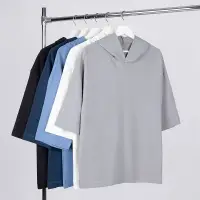 Футболка оверсайз унисекс с капюшоном Neofit, черная, размер M/L