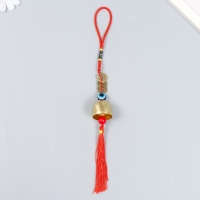 Колокольчик металл "От сглаза" 1 колокол+3 монетки 18 см Колокольчик металл "От сглаза" 1 колокол+3 монетки 18 см