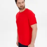 Футболка унисекс T-Bolka 180, красная, размер XXL