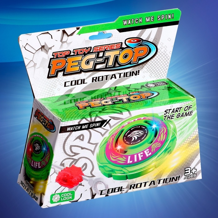 Волчок &laquo;Атака зверя&raquo;, с устройством запуска, цвет МИКС