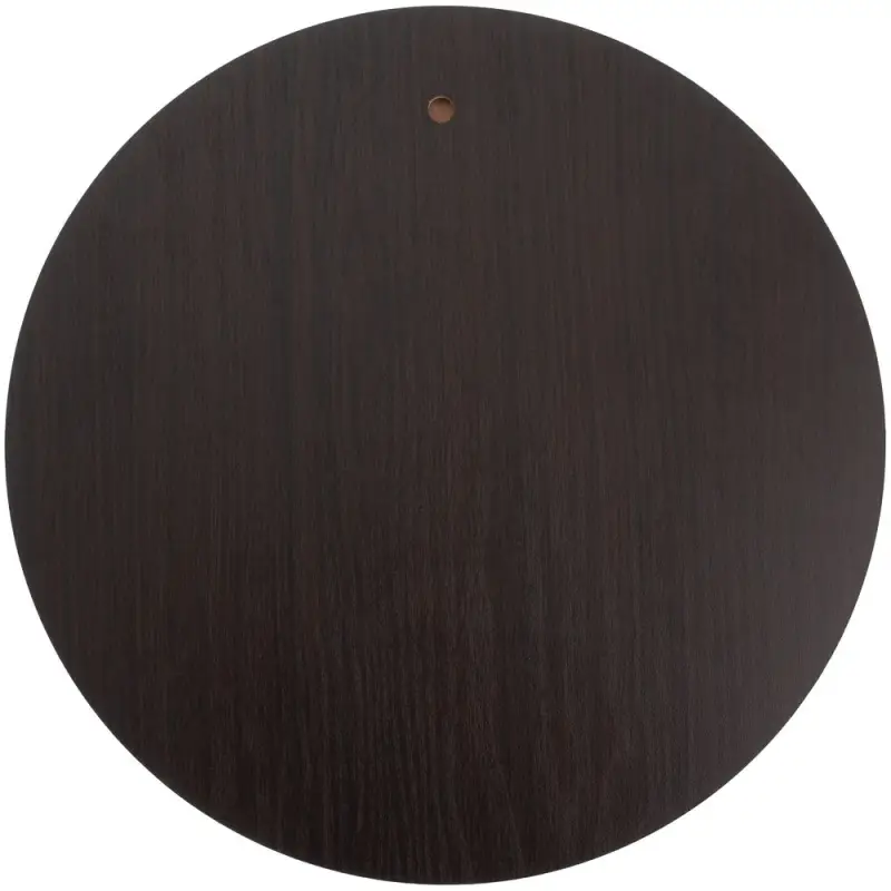 Плакетка Plaque, круглая, венге с серебристой пластиной Плакетка Plaque, круглая, венге с серебристой пластиной