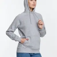 Толстовка унисекс Stellar, серый меланж, размер M