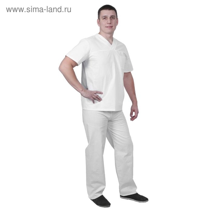 Костюм универсальный, р. 52-54, рост 170-176 см, цвет белый