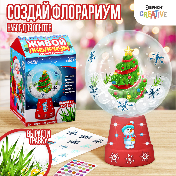 Набор для опытов «Новогодний флорариум» Набор для опытов «Новогодний флорариум»