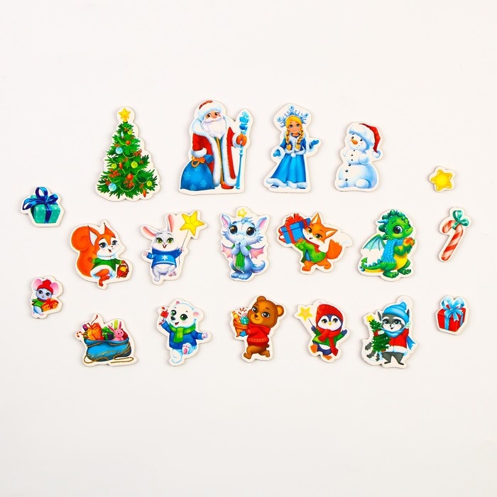 Развивающие магниты «Новый год» Развивающие магниты «Новый год»