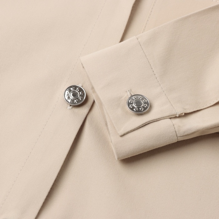 Рубашка детская MINAKU: Jeans collection, цвет бежевый, рост 128 см Рубашка детская MINAKU: Jeans collection, цвет бежевый, рост 128 см