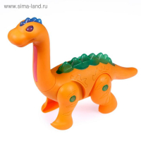 Динозавр &laquo;Диплодок травоядный&raquo;, световые и звуковые эффекты, работает от батареек, МИКС