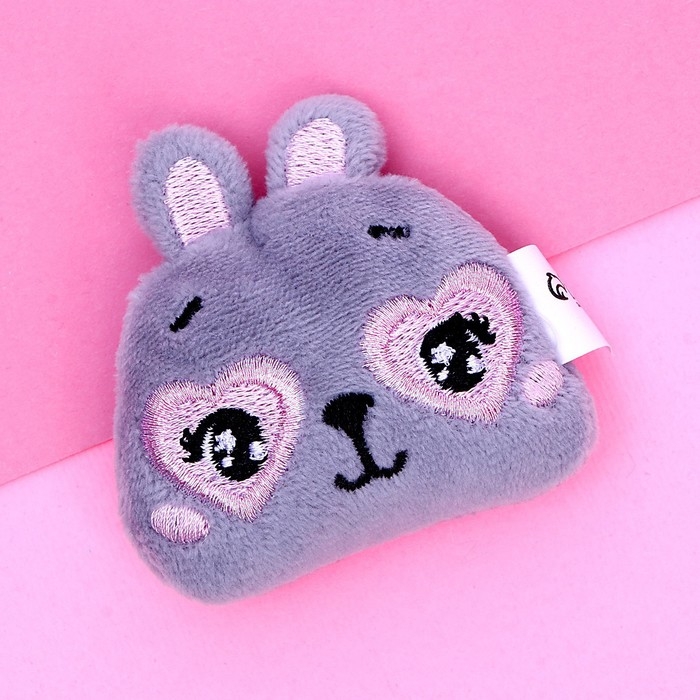 Мягкий магнит &laquo;Хочу смотреть на тебя вечно&raquo;, зайчик