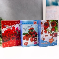 Фотоальбом на 100 фото 10х15 см "Цветы" МИКС 16,5х12,5х5 см Фотоальбом на 100 фото 10х15 см "Цветы" МИКС 16,5х12,5х5 см