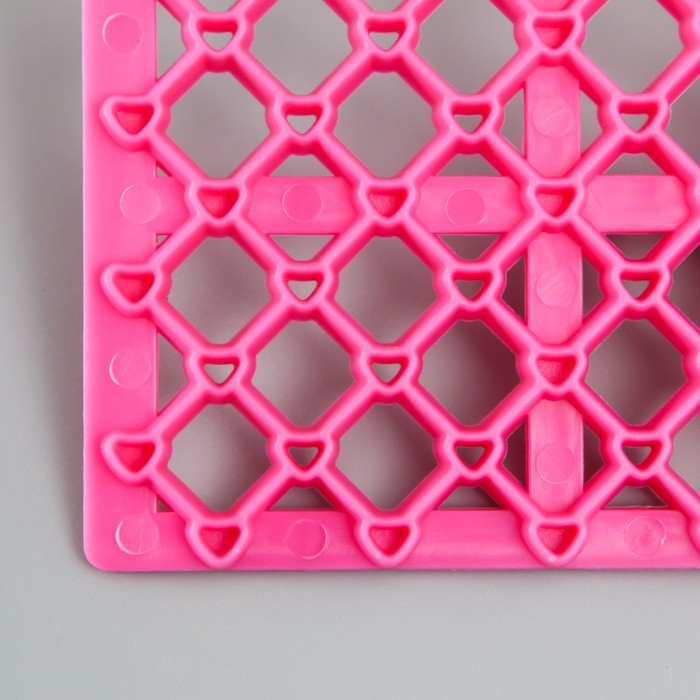 Штамп пластик Штамп пластик "Ромб с сердечком" 12,8х7.5 см