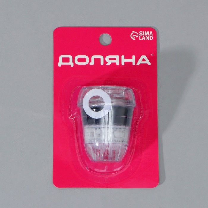 Фильтр для воды на кран Доляна &laquo;Тройной барьер&raquo;, актив карбон, коралловая окаменелость,сульфат кальция, цвет МИКС